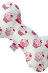 Mirage Pet 1115-SFTYBN8 Pink Whimsy Cupcakes 8 in. Stuffing Free Bone