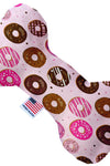 Mirage Pet 1131-SFTYBN8 Pink Donuts 8 in. Stuffing Free Bone Dog Toy