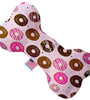 Mirage Pet 1131-SFTYBN8 Pink Donuts 8 in. Stuffing Free Bone Dog Toy