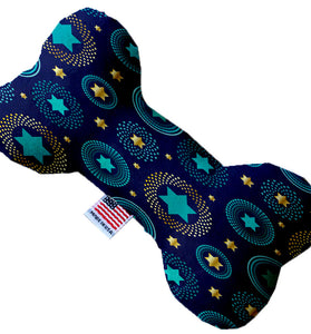 Mirage Pet 1288-CTYBN8 Blue Star of David Canvas Bone Dog Toy - 8 in.