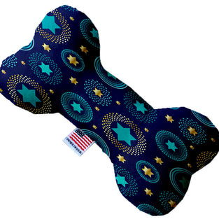 Mirage Pet 1288-CTYBN8 Blue Star of David Canvas Bone Dog Toy - 8 in.