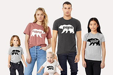Bear Family  Matching Shirts - Once Upon a Travel