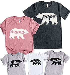 Bear Family  Matching Shirts - Once Upon a Travel