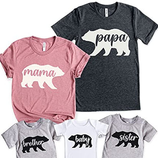 Bear Family  Matching Shirts - Once Upon a Travel