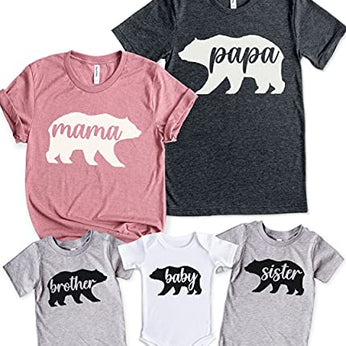 Bear Family  Matching Shirts - Once Upon a Travel