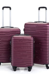 3 Piece Luggage Set Travel Trolley Suitcase with TSA Lock