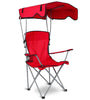 Foldable Beach Canopy Chair Sun Protection Camping Lawn Canopy Chair 330LBS Load Folding Seat