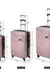 3 Piece Hard-shell Luggage Travel Set 20/24/28 TSA Lock