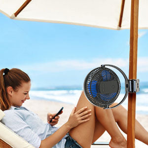 10000mAh Portable Clip on Fan