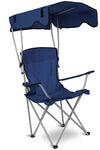 Foldable Beach Canopy Chair Sun Protection Camping Lawn Canopy Chair 330LBS Load Folding Seat