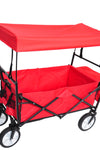 Garden Shopping Beach Cart folding wagon(red)