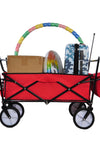 Garden Shopping Beach Cart folding wagon(red)