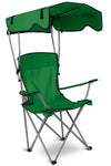 Foldable Beach Canopy Chair Sun Protection Camping Lawn Canopy Chair 330LBS Load Folding Seat