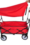 Garden Shopping Beach Cart folding wagon(red)