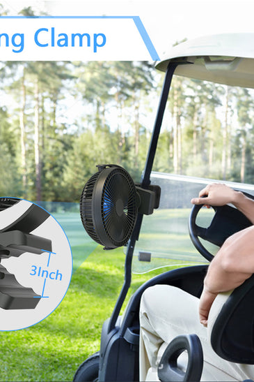 10000mAh Portable Clip on Fan