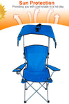 Foldable Beach Canopy Chair Sun Protection Camping Lawn Canopy Chair 330LBS Load Folding Seat