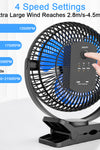 10000mAh Portable Clip on Fan