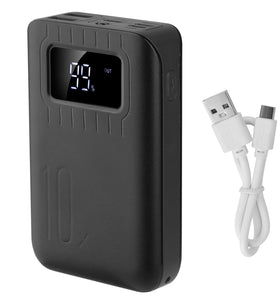 10000mAh Portable Power Bank with LCD Display