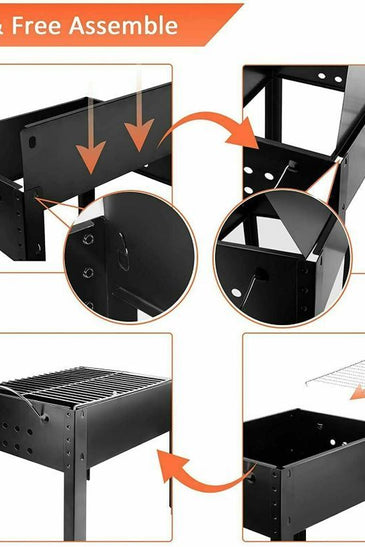 Mini Tabletop Portable Grill Charcoal Barbecue Grill